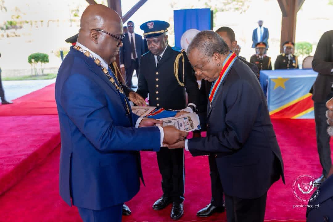RDC : Félix Tshisekedi distingue les professeurs Jean-Jacques Muyembe et Stanislas Sulu pour leurs contributions à la science