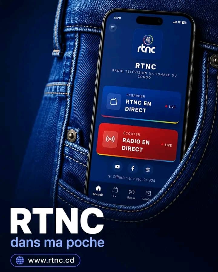 RDC : la RTNC lance une application mobile pour suivre ses programmes en direct