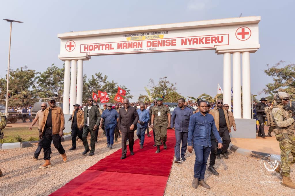 Haut-Lomami : Félix Tshisekedi inaugure le Centre hospitalier Maman Denise Nyakeru à Kaniama-Kasese